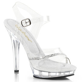 Fabulicious LIP-108R Sandalias Transparente