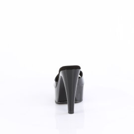 Fabulicious  MARTINI-501  Zuecos con PlataformaCharol Negro