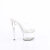 Pleaser PASSION-701Zuecos con Plataforma  transparente
