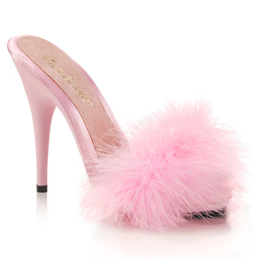 Fabulicious POISE-501 Zuecos de rosa pastel