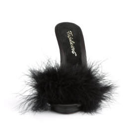 Fabulicious POISE-501 Zuecos de Negro