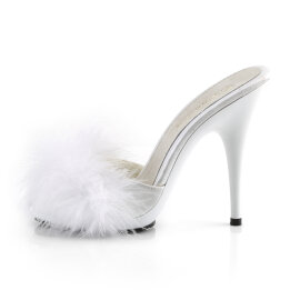 Fabulicious POISE-501 Zuecos de Blanco