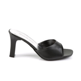 Fabulicious Zuecos ROMANCE-301-2 Piel Sintética Negro