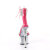 Pleaser SKY-327RSI Sandalias Plataforma pedrería plata rosa