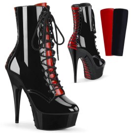 Pleaser Botín DELIGHT-1020FH Negro Charol EU-40 /...