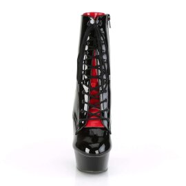 Pleaser Botín DELIGHT-1020FH Negro Charol EU-42 /...
