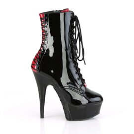 Pleaser Botín DELIGHT-1020FH Negro Charol EU-39 / US-9