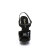 Fabulicious  SULTRY-609 Sandalias Plataforma Charol Negro