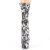 Pleaser ADORE-1002DP Botines de Plataforma de Tela Negro Blanco EU-38 / US-8