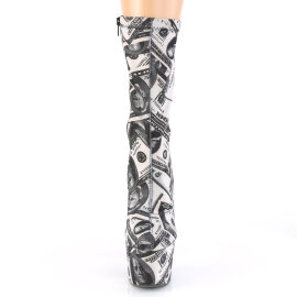 Pleaser ADORE-1002DP Botines de Plataforma de Tela Negro...