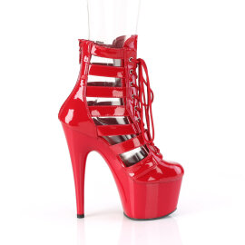 Pleaser ADORE-1013MST Botines de Plataforma de Charol Rojo EU-35 / US-5
