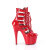 Pleaser ADORE-1013MST Botines de Plataforma de Charol Rojo EU-35 / US-5