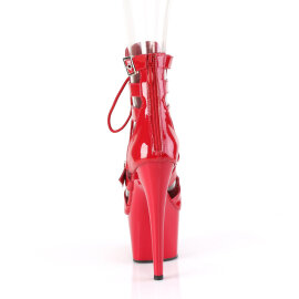 Pleaser ADORE-1013MST Botines de Plataforma de Charol Rojo EU-37 / US-7