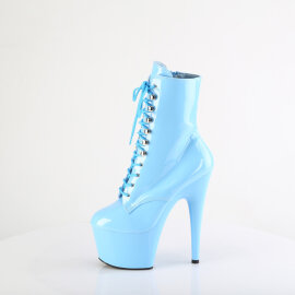 Pleaser ADORE-1020 Botines de Plataforma de Charol azul EU-37 / US-7