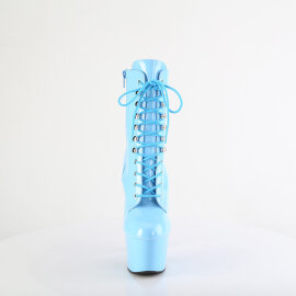 Pleaser ADORE-1020 Botines de Plataforma de Charol azul...
