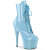 Pleaser ADORE-1020 Botines de Plataforma de Charol azul EU-43 / US-13