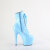 Pleaser ADORE-1020 Botines de Plataforma de Charol azul EU-43 / US-13