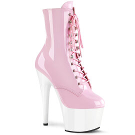 Pleaser ADORE-1020 Botines de Plataforma de Charol rosa...