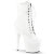 Pleaser ADORE-1020 Botines de Plataforma de cuero sintético blanco EU-36 / US-6