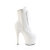 Pleaser ADORE-1020 Botines de Plataforma de cuero sintético blanco EU-37 / US-7