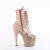 Pleaser ADORE-1020DC Botines de Plataforma de Charol en beige EU-35 / US-5