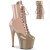 Pleaser ADORE-1020DC Botines de Plataforma de Charol en beige EU-42 / US-12