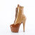 Pleaser ADORE-1020DC Botines de Plataforma de Charol en color marrón EU-40 / US-10