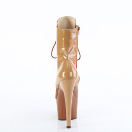 Pleaser ADORE-1020DC Botines de Plataforma de Charol en color marrón EU-36 / US-6