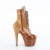 Pleaser ADORE-1020DC Botines de Plataforma de Charol en color marrón EU-36 / US-6