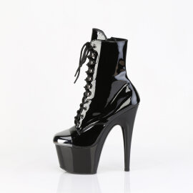 Pleaser ADORE-1020ESC Botines de Plataforma de Charol Negro EU-39 / US-9