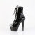 Pleaser ADORE-1020ESC Botines de Plataforma de Charol Negro EU-39 / US-9