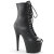 Pleaser ADORE-1020ESC Botines de Plataforma de cuero sintético Negro EU-39 / US-9