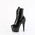 Pleaser ADORE-1020GP Botines de Plataforma de Charol con purpurina en color Negro EU-37 / US-7