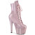 Pleaser ADORE-1020GP Botines de Plataforma de Charol con purpurina en color rosa empolvado EU-35 / US-5