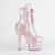 Pleaser ADORE-1020GP Botines de Plataforma de Charol con purpurina en color rosa empolvado EU-44 / US-14