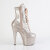 Pleaser ADORE-1020GP Botines de Plataforma de Charol con purpurina en color beige EU-43 / US-13