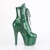 Pleaser ADORE-1020GP Botines de Plataforma de Charol con purpurina en color verde EU-38 / US-8