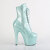 Pleaser ADORE-1020GP Botines de Plataforma de Charol con purpurina en color verde menta EU-39 / US-9