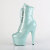 Pleaser ADORE-1020GP Botines de Plataforma de Charol con purpurina en color verde menta EU-44 / US-14