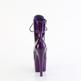 Pleaser ADORE-1020GP Botines de Plataforma de Charol con purpurina en color lila oscuro EU-38 / US-8