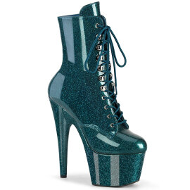 Pleaser ADORE-1020GP Botines de Plataforma con Brillo de...