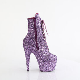 Pleaser ADORE-1020GWR Botines de Plataforma con Brillo Lavanda - Talla EU-36 / US-6