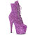 Pleaser ADORE-1020GWR Botines de Plataforma con Brillo Lavanda - Talla EU-36 / US-6