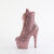 Pleaser ADORE-1020GWR Botines de Plataforma con Brillo Dorado - Talla EU-40 / US-10