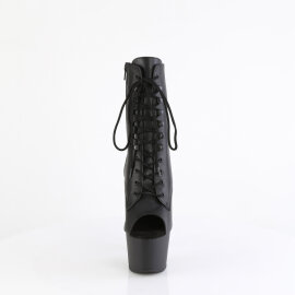 Pleaser ADORE-1021 Botines de Plataforma de cuero Negro -...