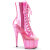 Pleaser ADORE-1021C-T Botines de Plataforma translúcidas rosa - Talla EU-35 / US-5