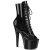 Pleaser ADORE-1021GP Botines de Plataforma de Charol con Brillo Negro - Talla EU-35 / US-5