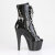 Pleaser ADORE-1021GP Botines de Plataforma de Charol con Brillo Negro - Talla EU-35 / US-5