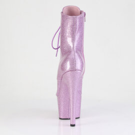 Pleaser ADORE-1021GP Botines de Plataforma de Charol con Brillo Lila Tono Claro - Talla EU-38 / US-8