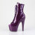 Pleaser ADORE-1021GP Botines de Plataforma de Charol con Brillo Lila Oscuro - Talla EU-38 / US-8